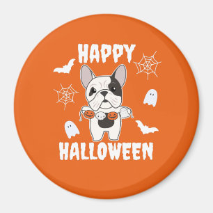 French Bulldog Happy Halloween Dog Costume Magneet