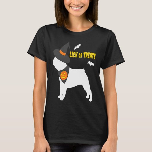 French Bulldog Happy Halloween Pumpkin Witch Frenc T-shirt (Voorkant)