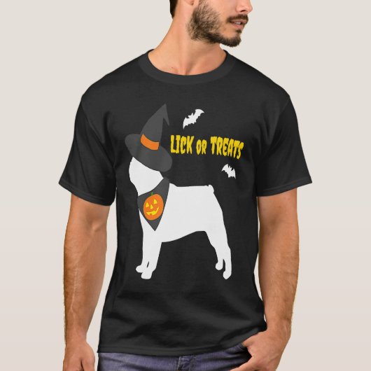 French Bulldog Happy Halloween Pumpkin Witch Frenc T-shirt (Voorkant)