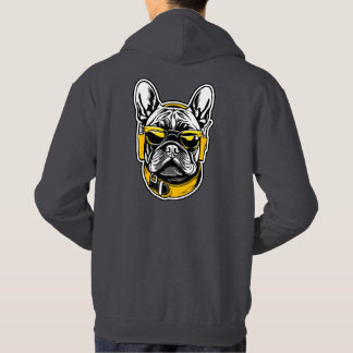 French Bulldog Headphones Hoodie