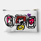 French bulldog hearts   etui (Achterkant)