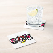 French bulldog hearts   kartonnen onderzetters (Insitu)