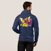 French Bulldog Hoodie (Achterkant volledig)