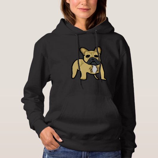 French Bulldog Hoodie (Voorkant)