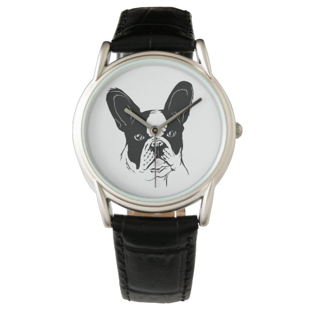 French Bulldog Horloge (Voorkant)