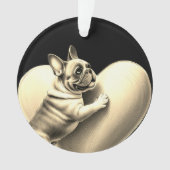 French Bulldog I love you Ornament (voorkant)