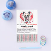 French Bulldog into your home Flyer (Enkel)