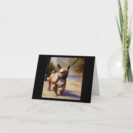French Bulldog Kaart (Voorkant)