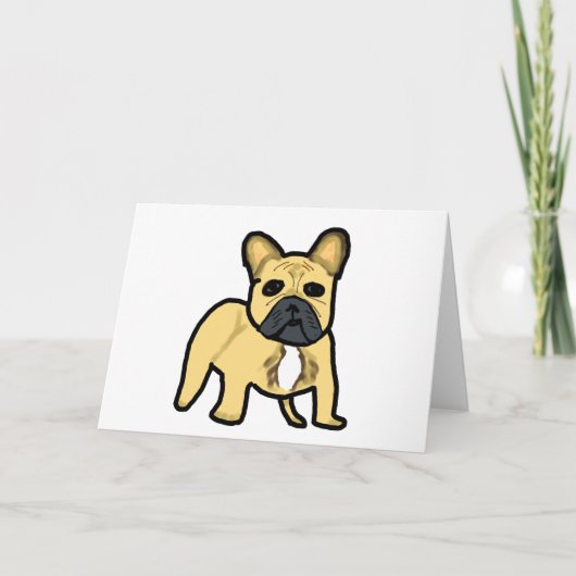 French Bulldog Kaart (Voorkant)