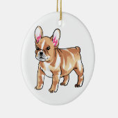 French Bulldog Keramisch Ornament (Rechts)