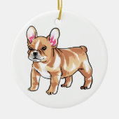 French Bulldog Keramisch Ornament (Voorkant)