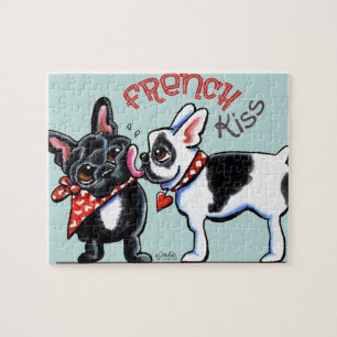 French Bulldog Kiss Legpuzzel