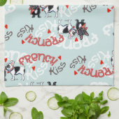 French Bulldog Kiss Theedoek (Gevouwen)