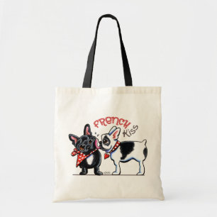 French Bulldog Kiss Tote Bag
