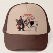 French Bulldog Kiss Trucker Pet (Voorkant)