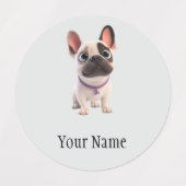 French Bulldog Labels (Design 2)