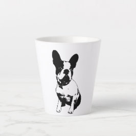 French Bulldog Latte Mok