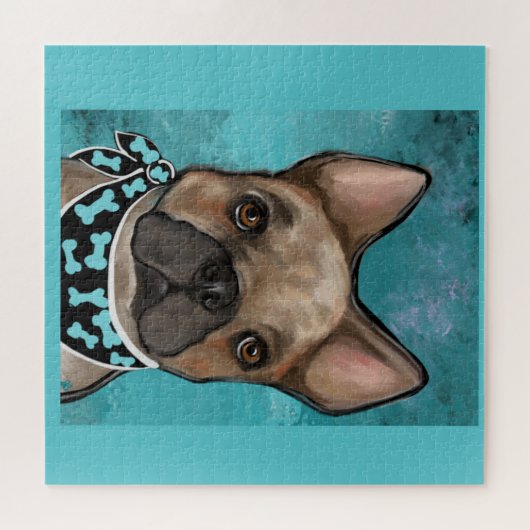 FRENCH BULLDOG LEGPUZZEL (Horizontaal)