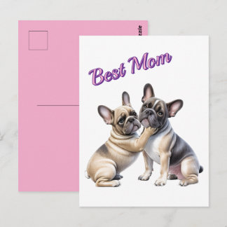 French Bulldog Liebe französische Bulldogge  Briefkaart