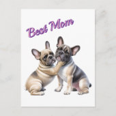 French Bulldog Liebe französische Bulldogge  Briefkaart (Voorkant)