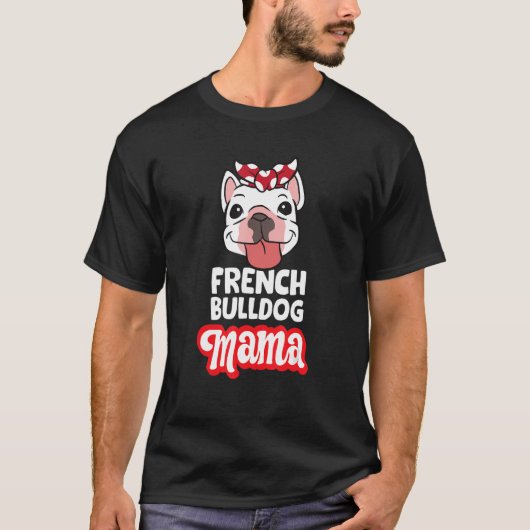 French Bulldog Ma T-shirt (Voorkant)