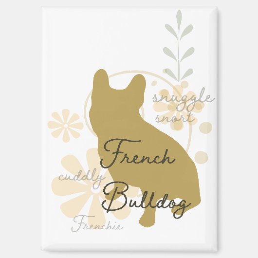 French Bulldog Magneet (Voorkant)