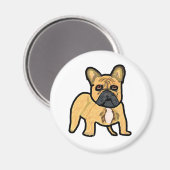 French Bulldog Magneet (Voorkant / Achterkant)