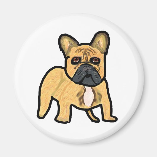 French Bulldog Magneet (Voorkant)