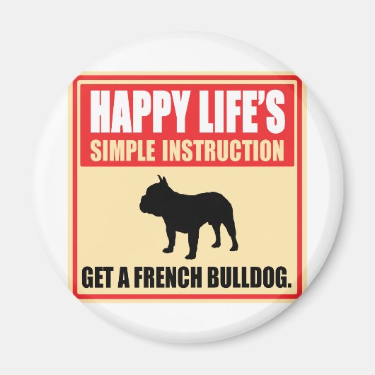 French Bulldog Magneet (Voorkant)