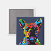 French Bulldog Magneet (Voorkant / Achterkant)