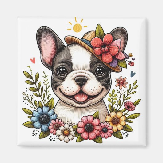 French Bulldog Magnet (Voorkant)