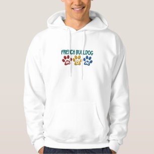 FRENCH BULLDOG mam Paw Print 1 Hoodie