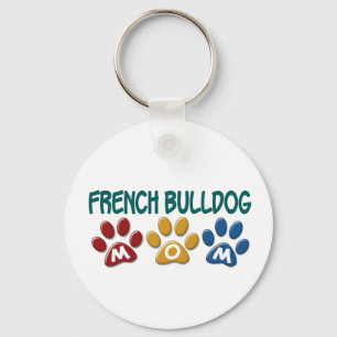 FRENCH BULLDOG mam Paw Print 1 Sleutelhanger