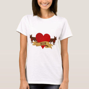 French Bulldog Mam [Tattoo stijl] T-shirt