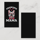 French Bulldog Mama Funny Frenchie mama Visitekaartje (Voorkant / Achterkant)
