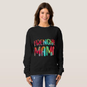 French Bulldog Mama Gif Trui (Voorkant volledig)