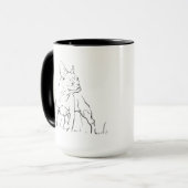 French Bulldog Mok - Koffiemok Hond Moeder (Voorkant links)