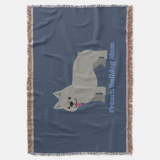 French Bulldog Mom Deken (Voorkant Verticaal)