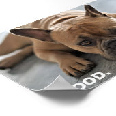 French Bulldog Mood Poster (Hoek)