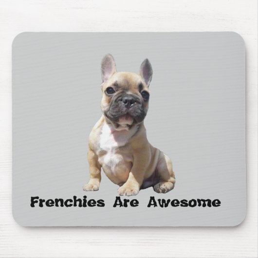 French Bulldog Mousepad Muismat (Voorkant)