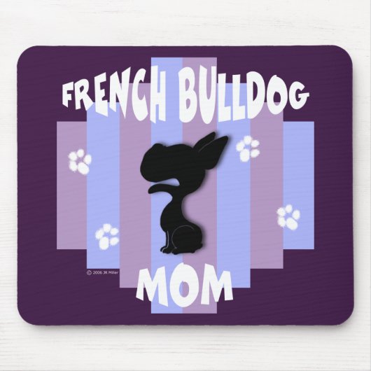 French Bulldog Mousepad Muismat (Voorkant)