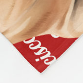 French Bulldog Name Christmas Holiday Fleece Deken (Hoek)