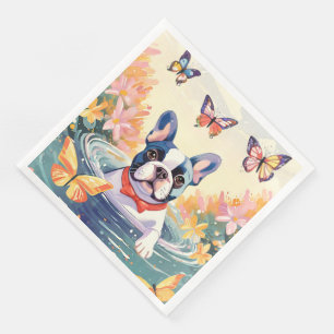 French Bulldog Napkins Servet