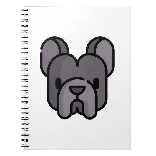 French Bulldog Notitieboek (Voorkant)