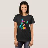 French Bulldog Paint Splatter Frenchie Splatter T-shirt (Voorkant volledig)
