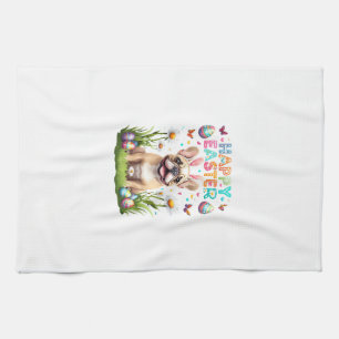 French Bulldog Pasen Shirt Grappige Frenchie Konij Theedoek