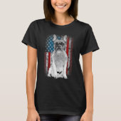 French Bulldog Patriotic USA Flag for Frenchie Own T-shirt (Voorkant)