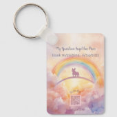 French Bulldog Pet Loss Keychain – Custom (Voorkant)