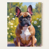 French Bulldog Pet Painting Dog Art Planner (Achterkant)