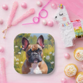 French Bulldog | Pet Painting Dog Papieren Bordje (Feest)